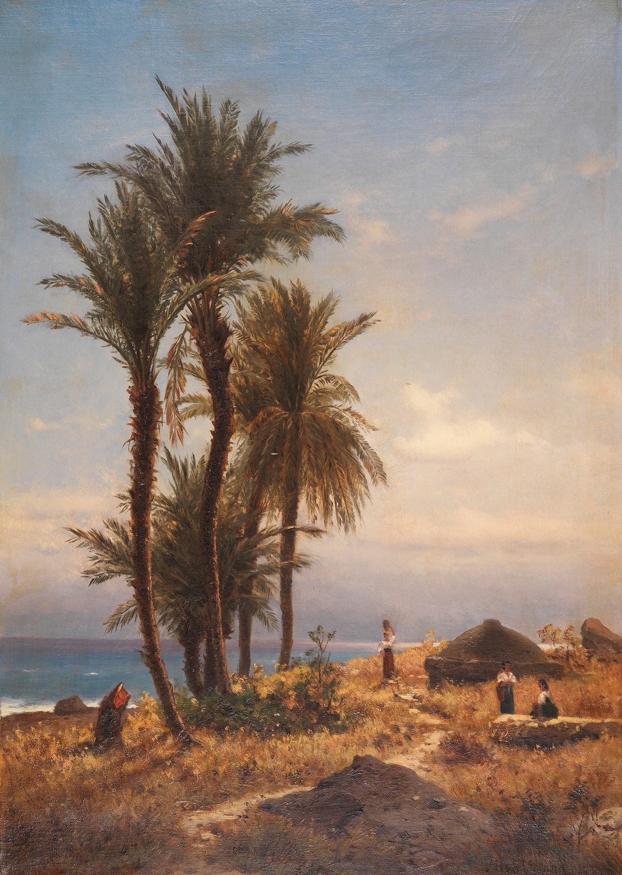 Mediterrane Landschaft by Michael Haubtmann