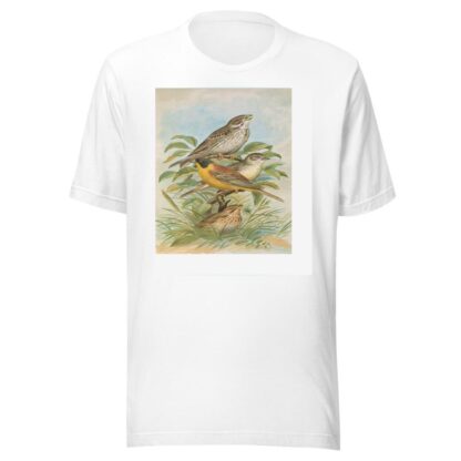 Miliaria calandra, Emberiza melanocephala Scopoli by Johann Friedrich Naumann T-Shirt