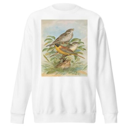 Miliaria calandra, Emberiza melanocephala Scopoli by Johann Friedrich Naumann Sweatshirt