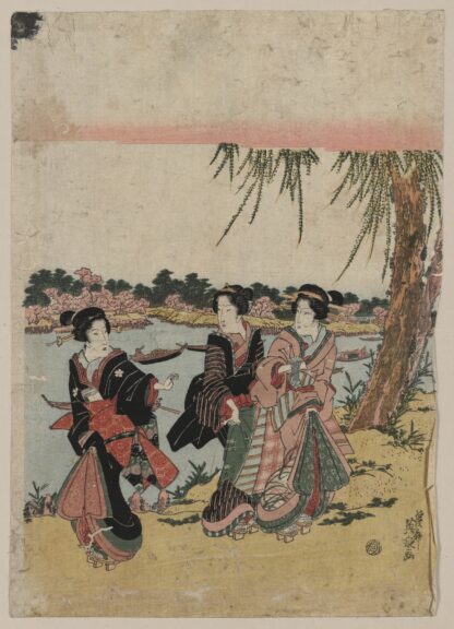 Mimeguri no hanami by Keisai Eisen