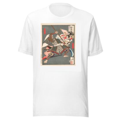 Minamoto no Ushiwakamaru Battling with the Brigand Kumasaka Chōhan by Tsukioka Yoshitoshi T-Shirt