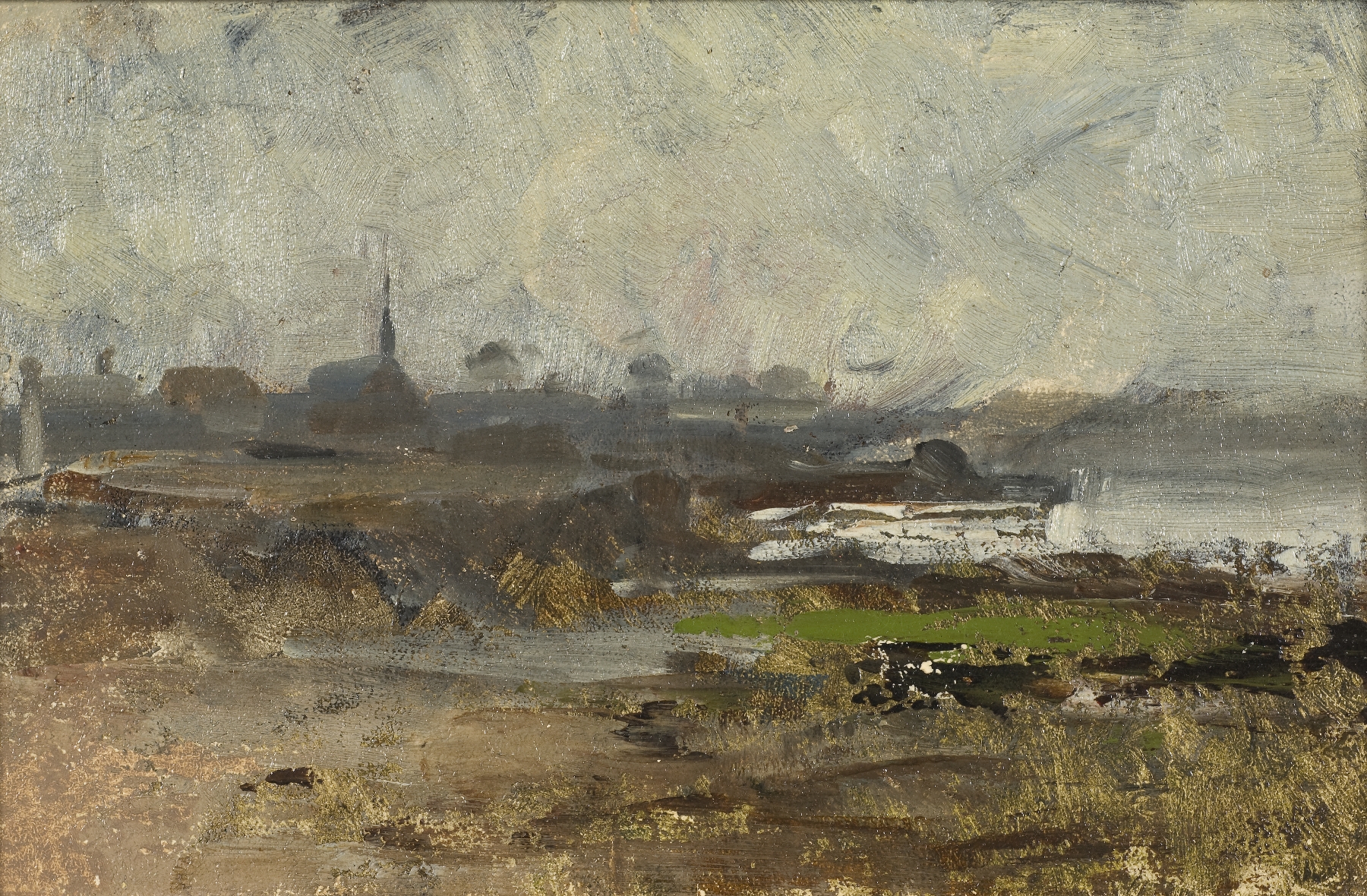 Misty Shore. Study by Emma Löwstädt-Chadwick