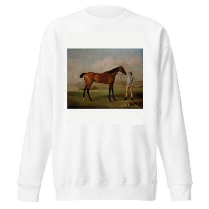Molly Long-legs with her Jockey by George Stubbs Sweatshirt