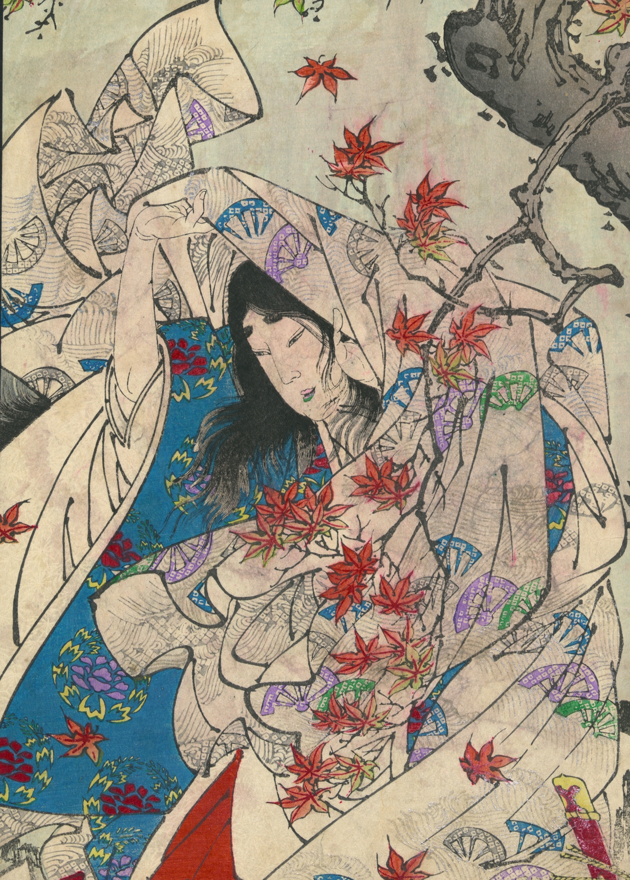 Momijigari by Tsukioka Yoshitoshi
