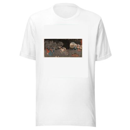 Momotarō Scattering Beans by Tsukioka Yoshitoshi T-Shirt