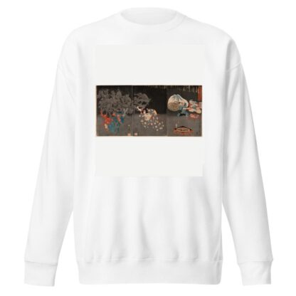 Momotarō Scattering Beans by Tsukioka Yoshitoshi Sweatshirt