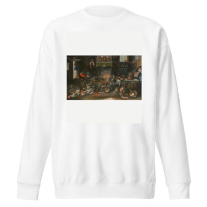 Monkeys in the Kitchen by Circle of Frans Francken the Younger Sweatshirt