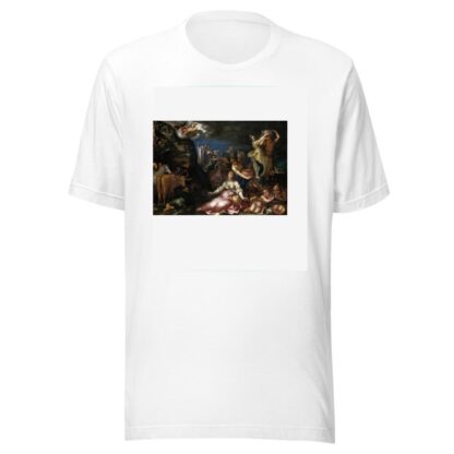 Moses Striking the Rock by Abraham Bloemaert T-Shirt