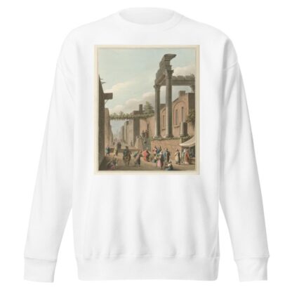 Mosque at Latachia, Plate II by Luigi Mayer Sweatshirt