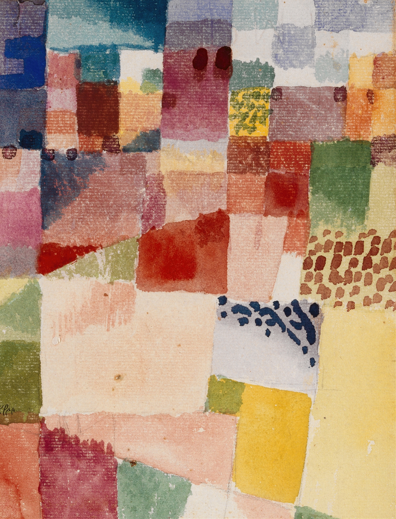 Motif from Hammamet by Paul Klee