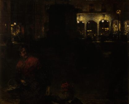 Motif from the Wittelsbachs’ Square in Munich by Aleksander Gierymski
