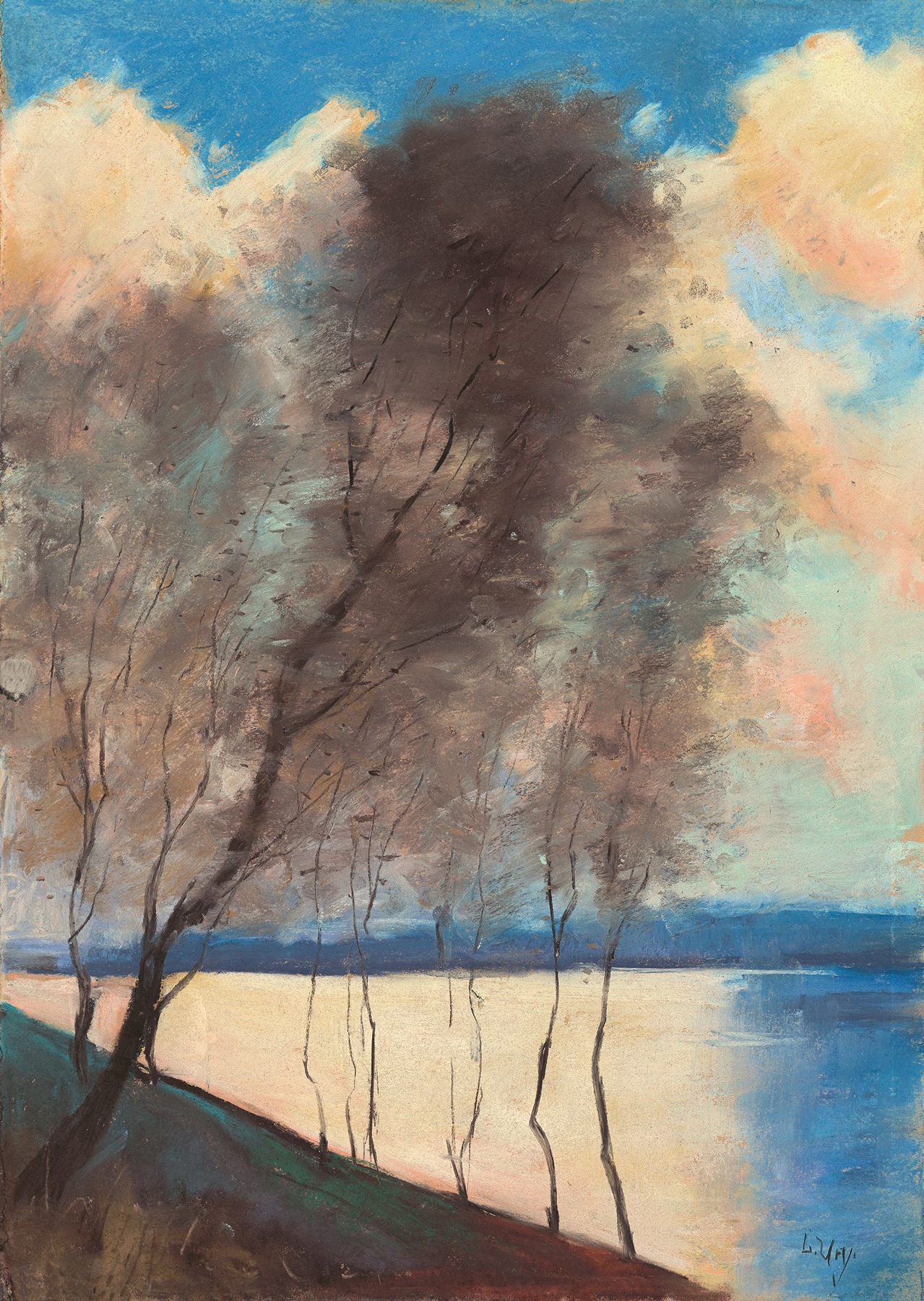 Motiv aus dem Grunewald by Lesser Ury