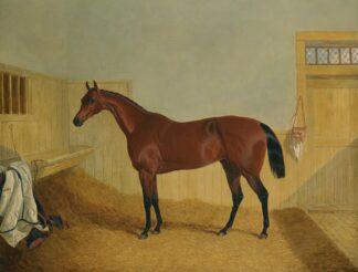 Mr William Orde’s Bay Filly Beeswing In A Stable by John Frederick Herring Snr.