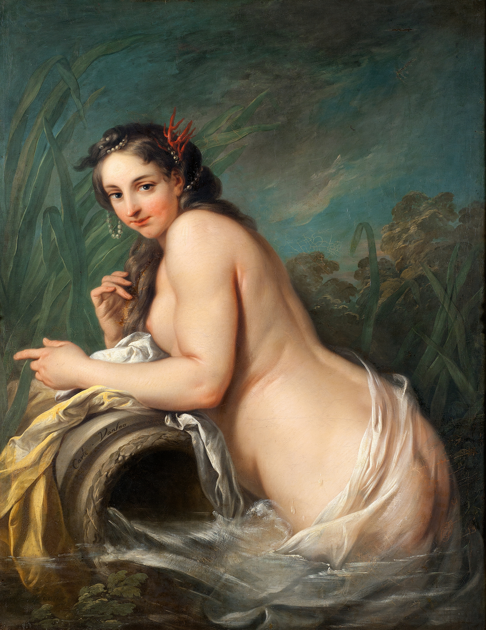 Naiad by Charles-André van Loo