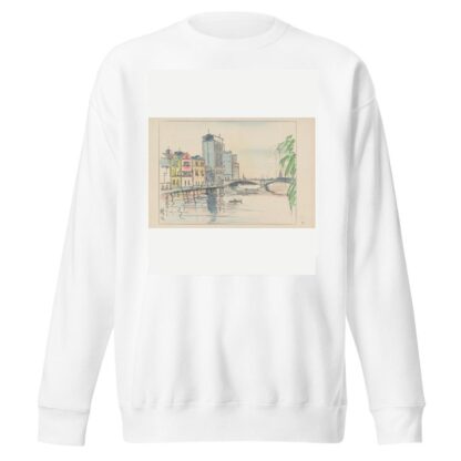 Naniwabashi bridge by Akamatsu Rinsaku Sweatshirt