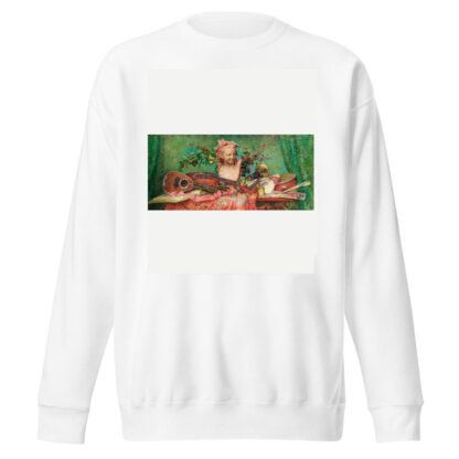 Nature morte aux instruments de musique et buste de Carpeaux by Louise Catherine Breslau Sweatshirt