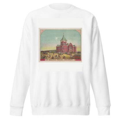 New passenger station, Cincinnati, O. by Krebs Lith. Co Sweatshirt