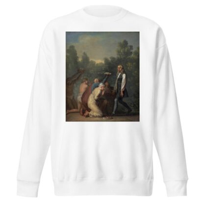 Niels Klim Receives the Homage of the Quamites by Nicolai Abildgaard Sweatshirt