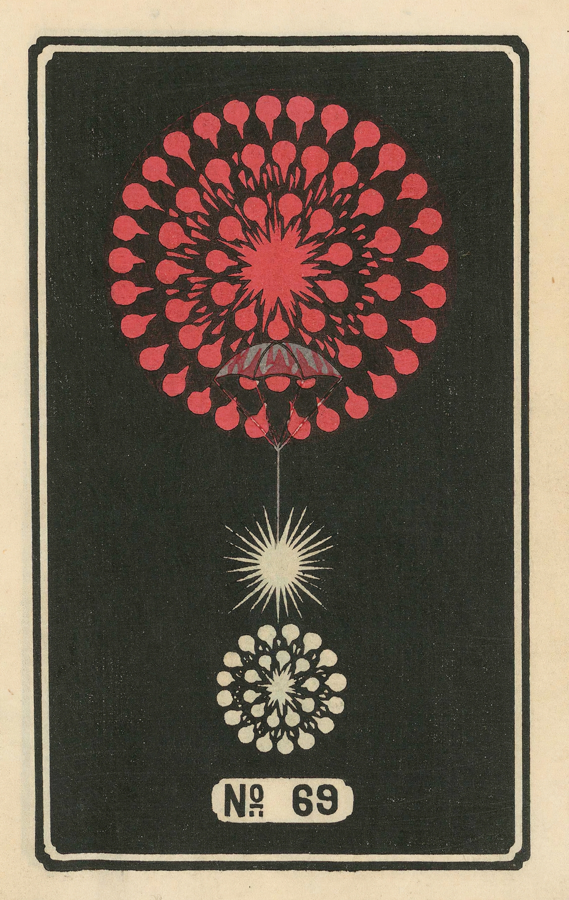 Night Fireworks no. 69 by Jinta Hirayama