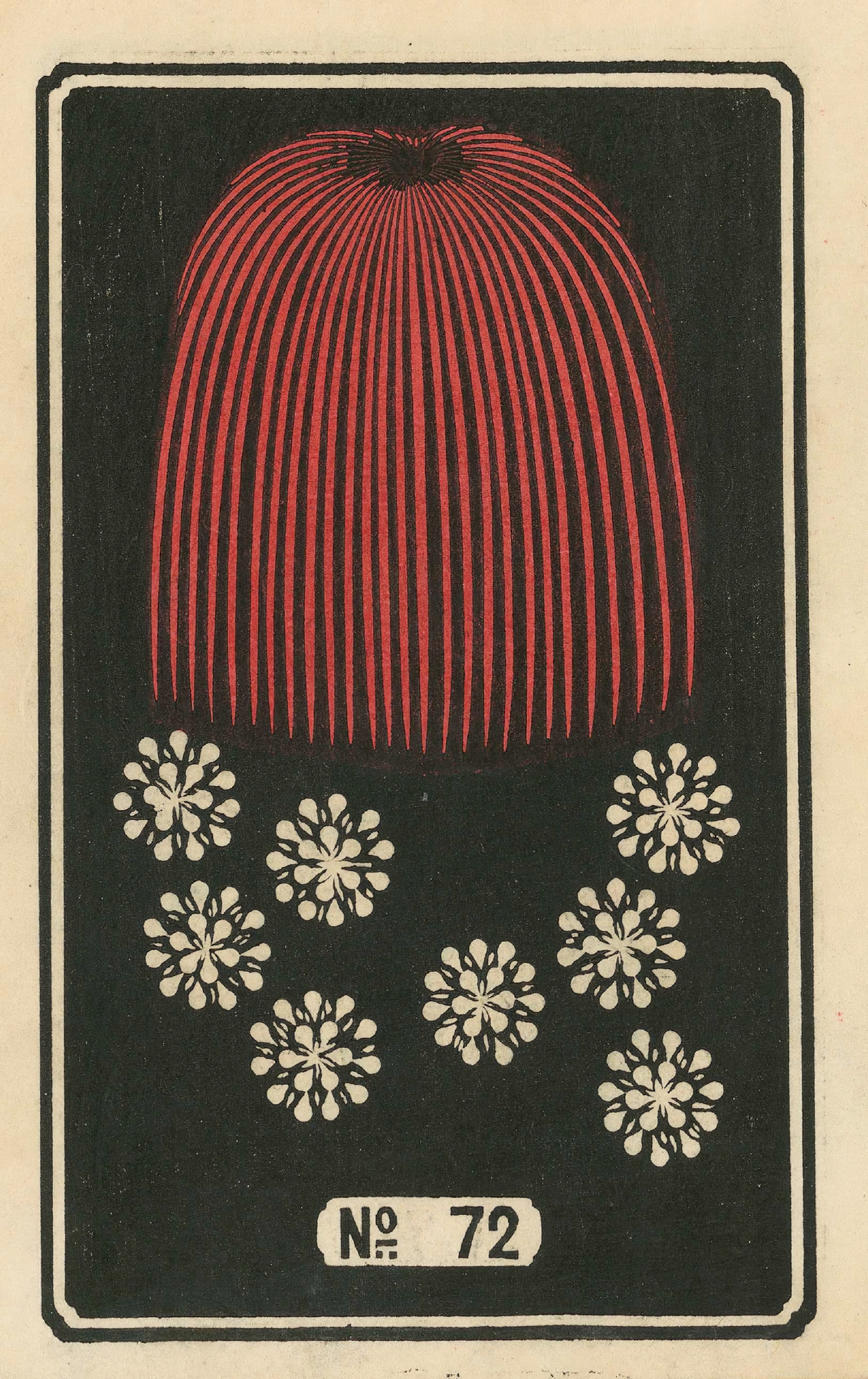 Night Fireworks no. 72 by Jinta Hirayama