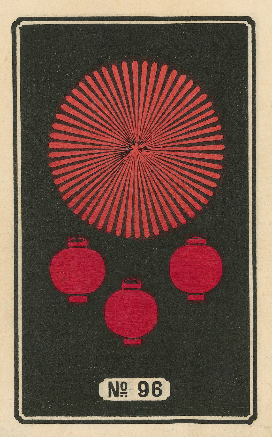 Night Fireworks no. 96 by Jinta Hirayama