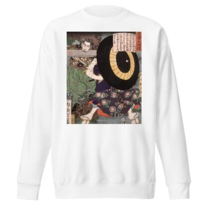 Nikki Bennosuke with Umbrella by Tsukioka Yoshitoshi Sweatshirt
