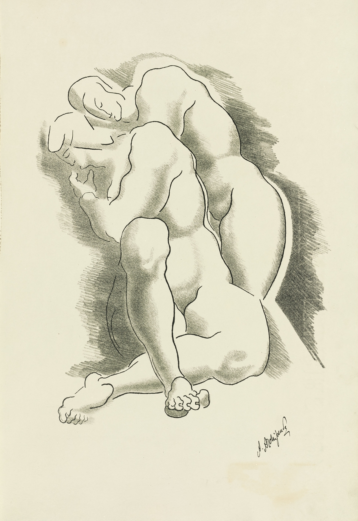 Nude 5 by After Auguste Rodin
