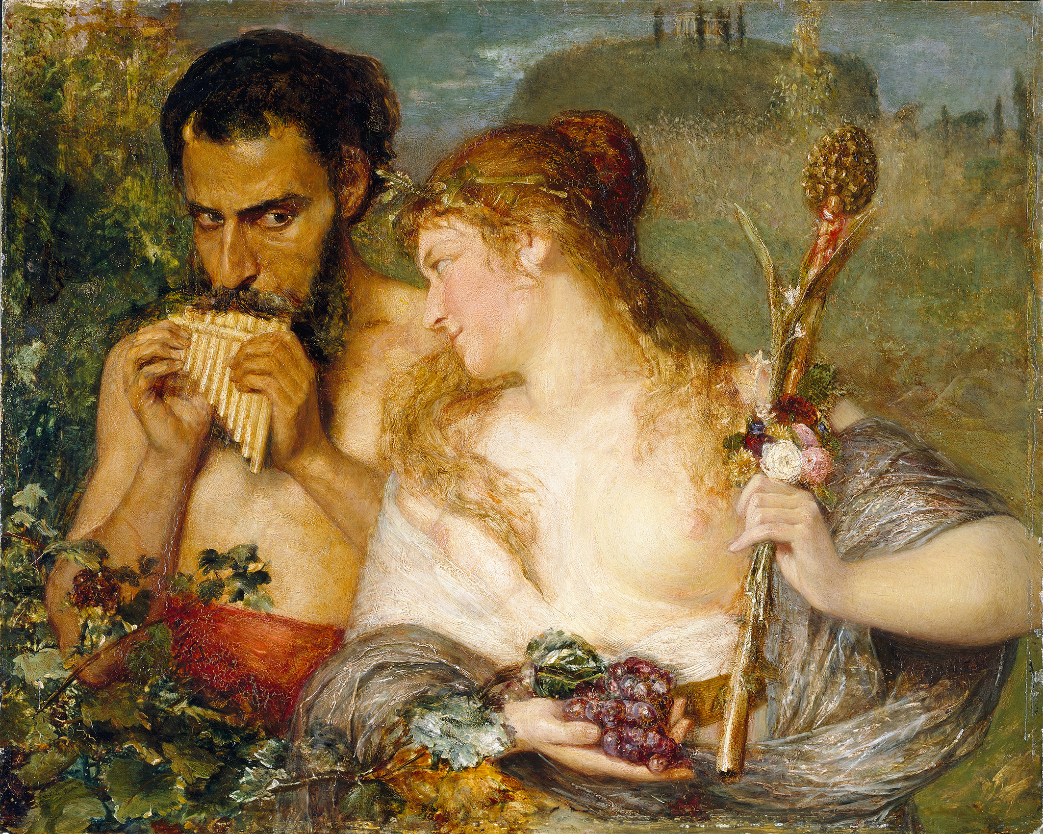 Nymph and Faun by Ernst Josephson