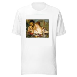 Nymph and Faun by Ernst Josephson T-Shirt