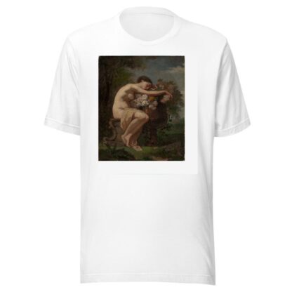 Nymph Next To A Flower Urn,Study by August Jernberg T-Shirt