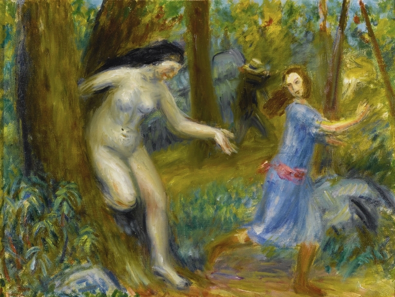 Nymphet Series, with Man by William James Glackens