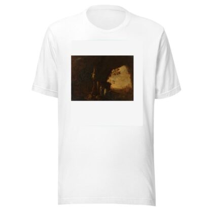 Nymphs in a Cave with Antique Ruins by Petrus van Hattich T-Shirt