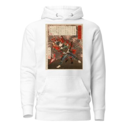 Ōkubo Hikozaemon Tadanori Rescuing Tokugawa Ieyasu by Tsukioka Yoshitoshi Hoodie