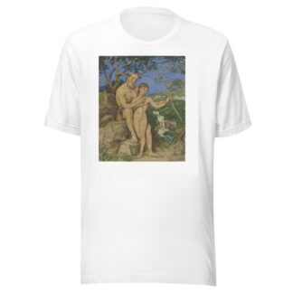Old and young faun by Hans Thoma T-Shirt