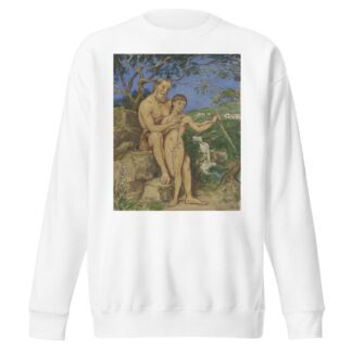 Old and young faun by Hans Thoma Sweatshirt