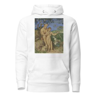 Old and young faun by Hans Thoma Hoodie