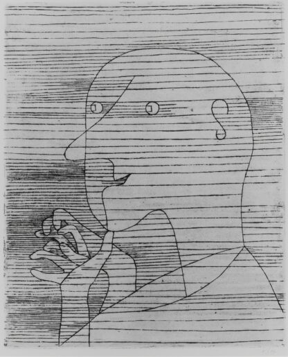 Old Man Counting by Paul Klee Hoodie