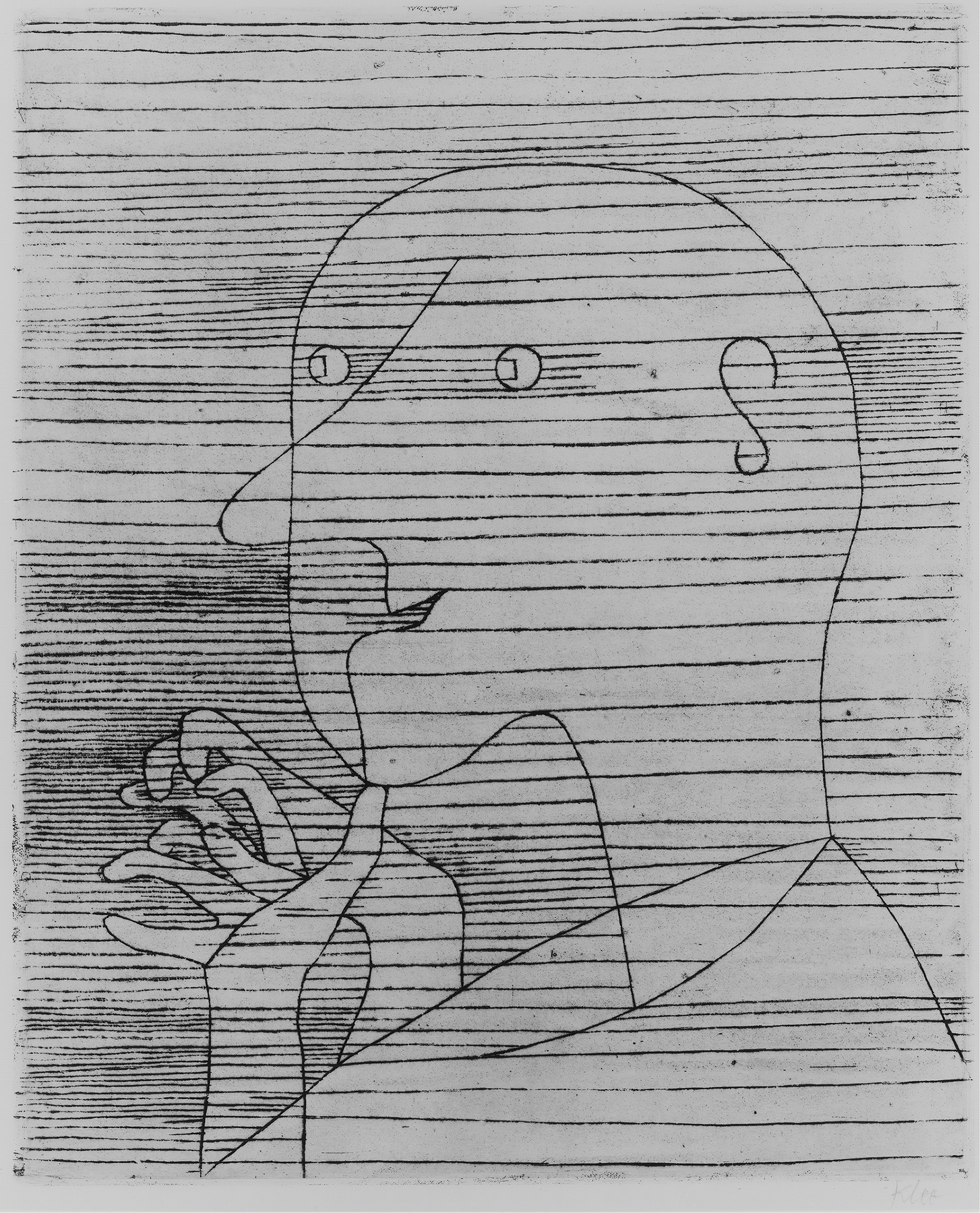 Old Man Counting by Paul Klee