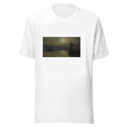 Old Scarborough, Full Moon, High Water by John Atkinson Grimshaw T-Shirt