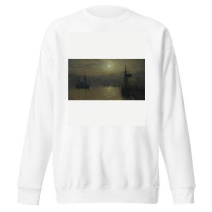 Old Scarborough, Full Moon, High Water by John Atkinson Grimshaw Sweatshirt
