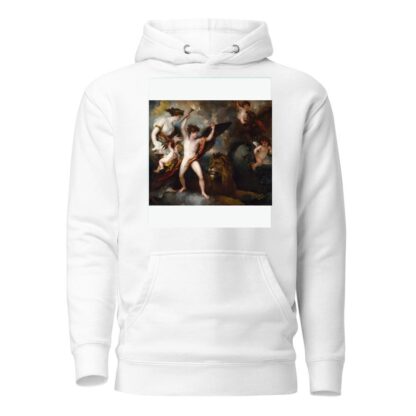 Omnia Vincit Amor, Or The Power of Love in The Three Elements by Benjamin West Hoodie