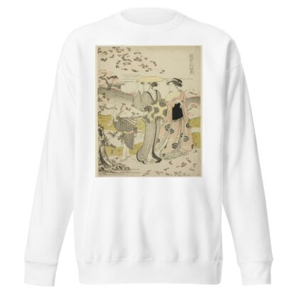 Ono no Komachi Visiting Kiyomizu Temple, from the series The Fashionable Seven Komachi by Chōbunsai Eishi Sweatshirt