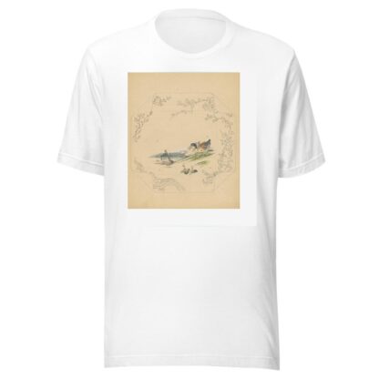Ontwerp voor bord van het model ‘Square’ met zes ganzen by Albert Louis Dammouse T-Shirt