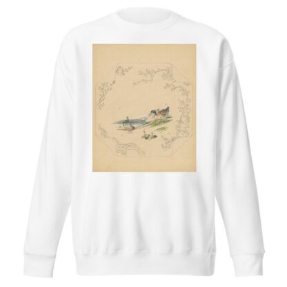 Ontwerp voor bord van het model ‘Square’ met zes ganzen by Albert Louis Dammouse Sweatshirt