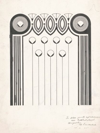 Ornamentale boekdrukstempel voor een boekband by Samuel Jessurun de Mesquita Hoodie