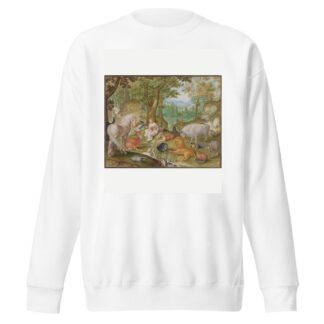 Orpheus charming the animals by Jacob Hoefnagel Sweatshirt