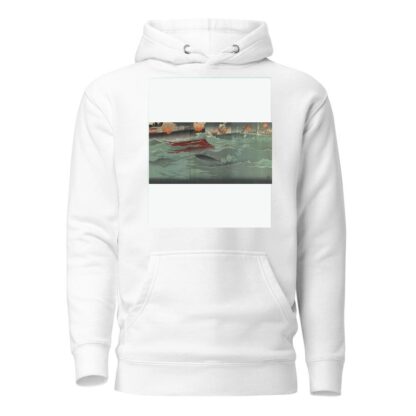 Our Torpedo Hitting a Russian Warship at the Great Naval Battle of Port Arthur by Kobayashi Kiyochika Hoodie