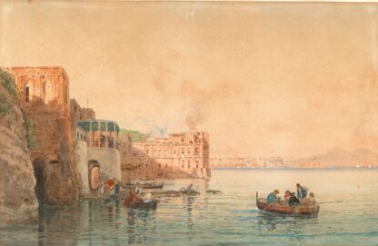 Palazzo Donn’Anna in Naples by Eduardo Dalbono