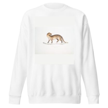 Pale Genet, Viverra pallida by John Edward Gray Sweatshirt