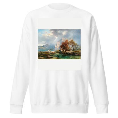 Partie am Wolfgangsee by Carl Franz Emanuel Haunold Sweatshirt